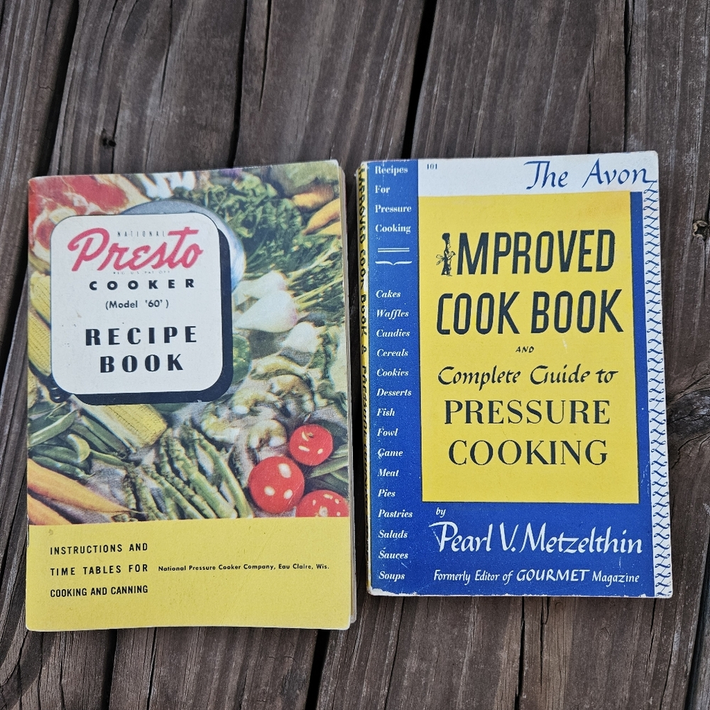 Presto Cooker Recipe Book and Avon Improved Cook Book
